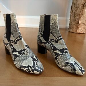 New Isabel Marant Danae Snakeskin Boots Sz US 9 EU 40